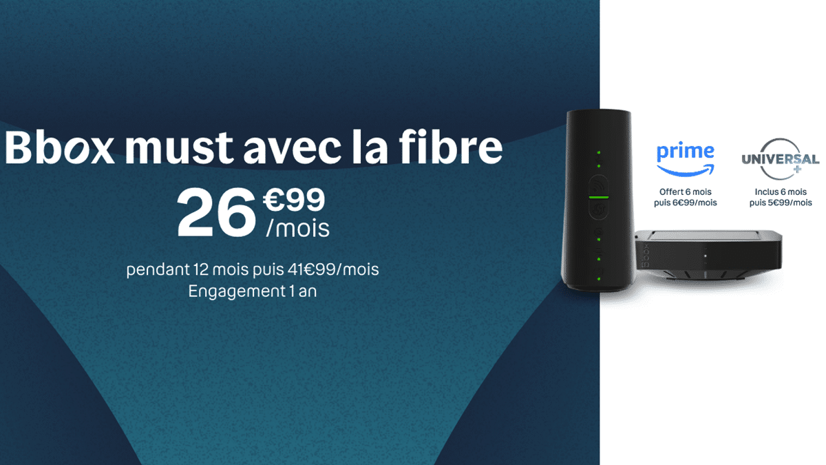 Box internet avec Prime Video : les Bbox de Bouygues Telecom