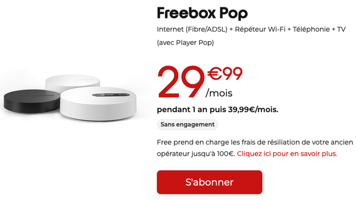 Box pas chère Freebox Révolution