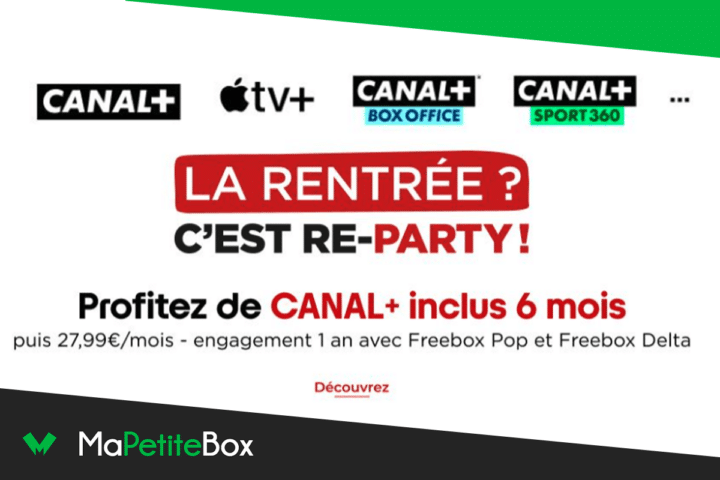 Canal+ gratuit avec deux Freebox