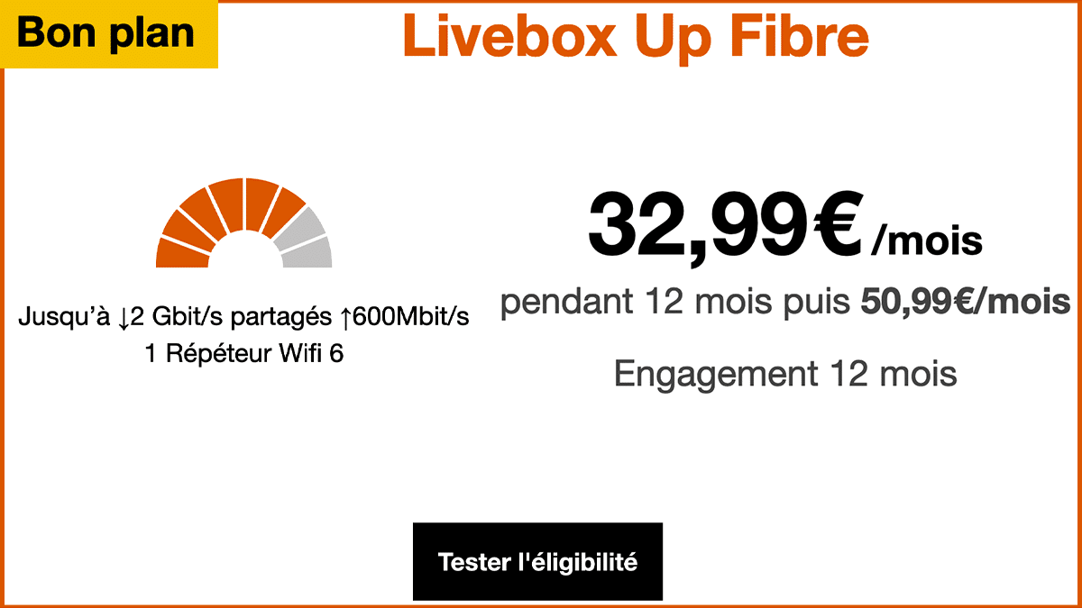 Box internet Livebox Up Fibre
