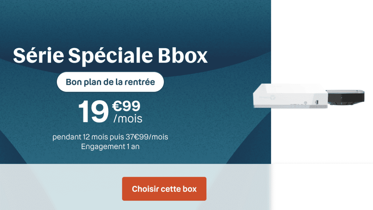 Box internet Bbox avec la Série Spéciale