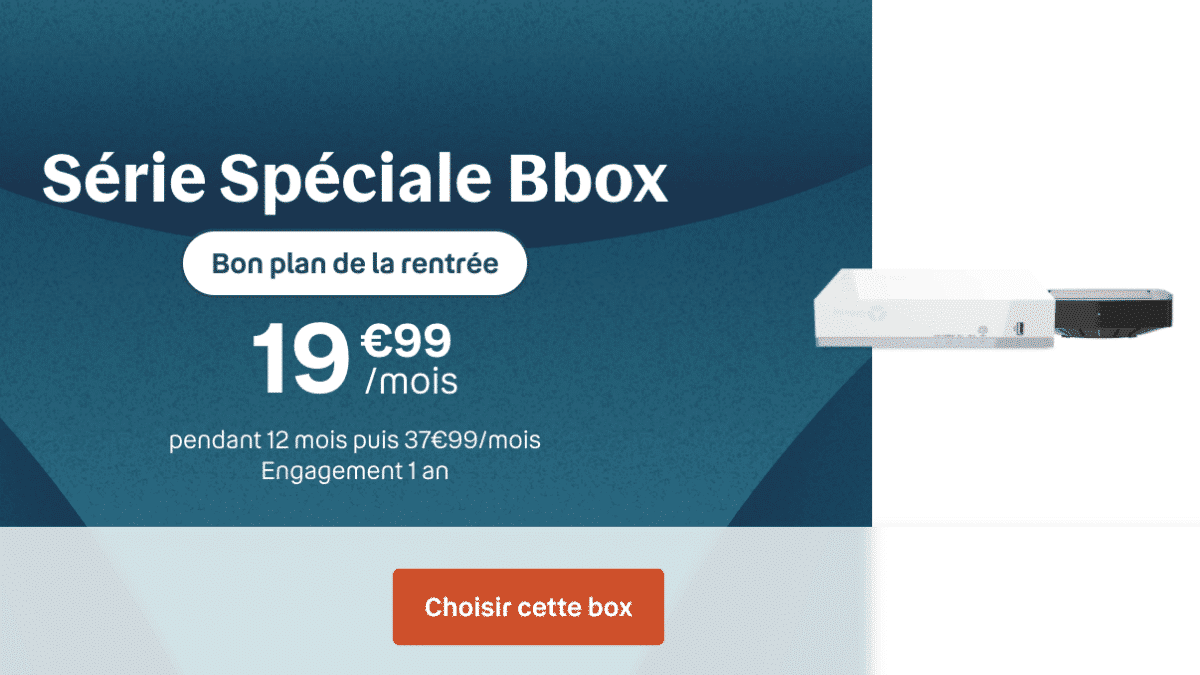 Box internet Bbox en promo