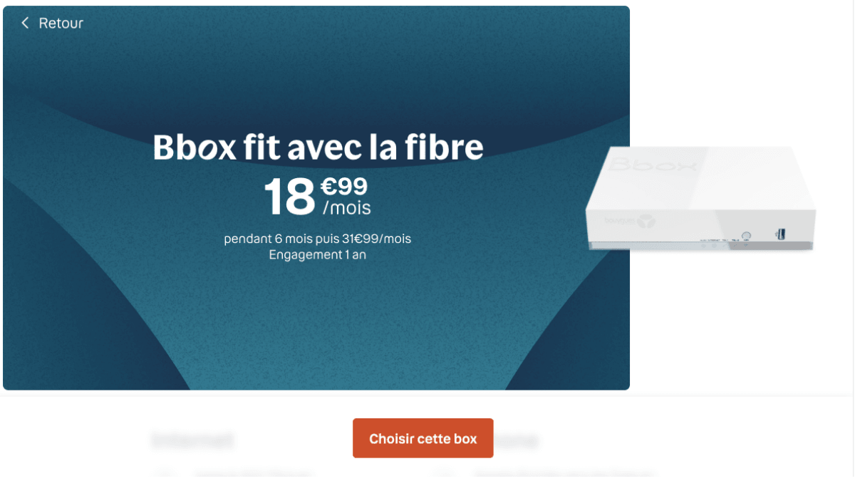 Box fibre optique pas cher de Bouygues Telecom