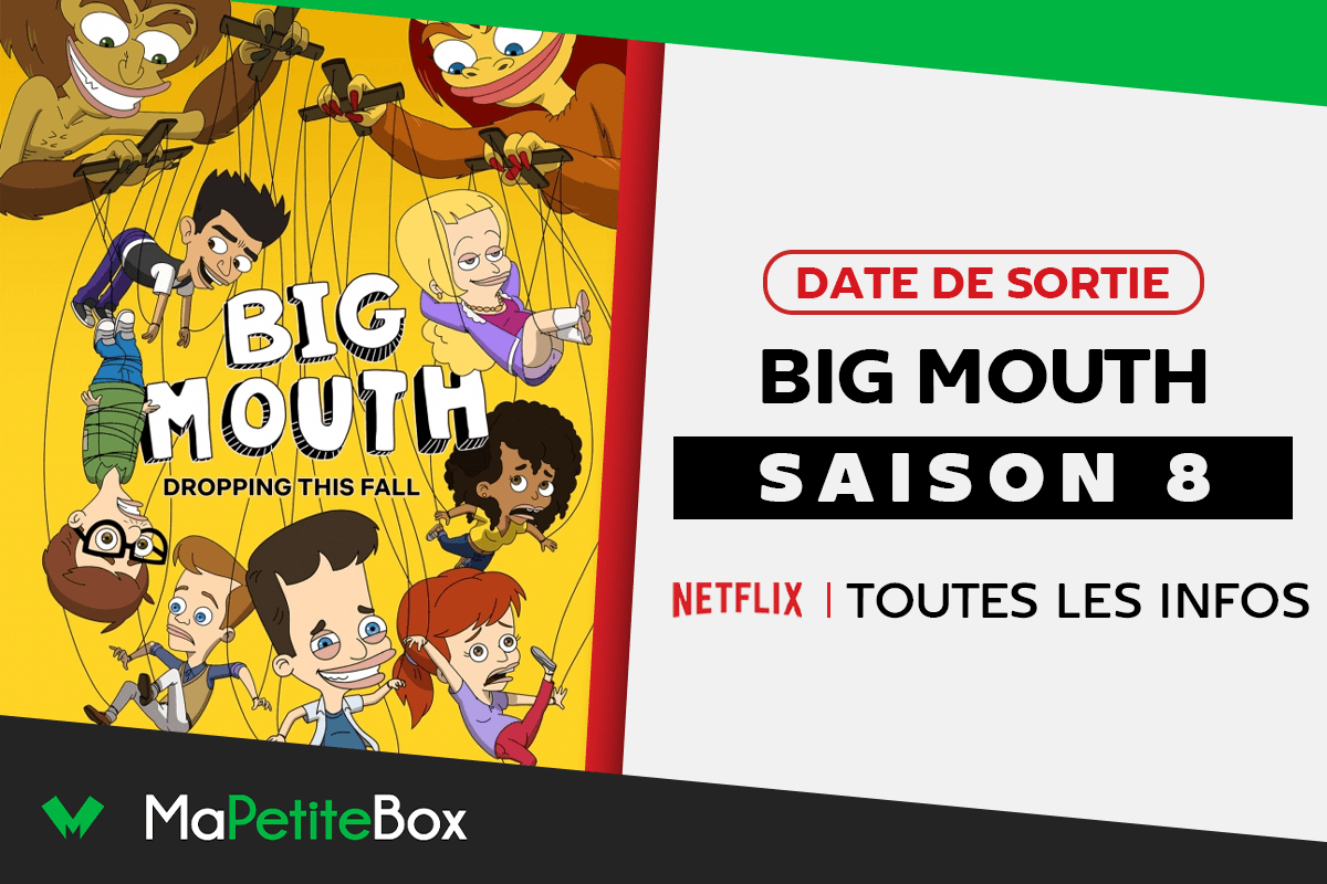 Big Mouth saison 8 : date de sortie et informations sur la série