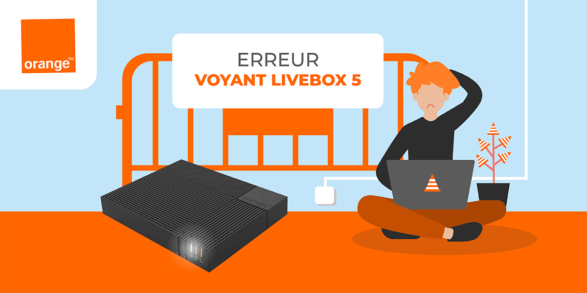 Livebox 5 voyant internet qui clignote blanc