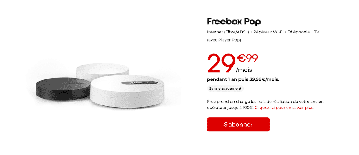 Freebox Pop avec Prime inclus 6 mois