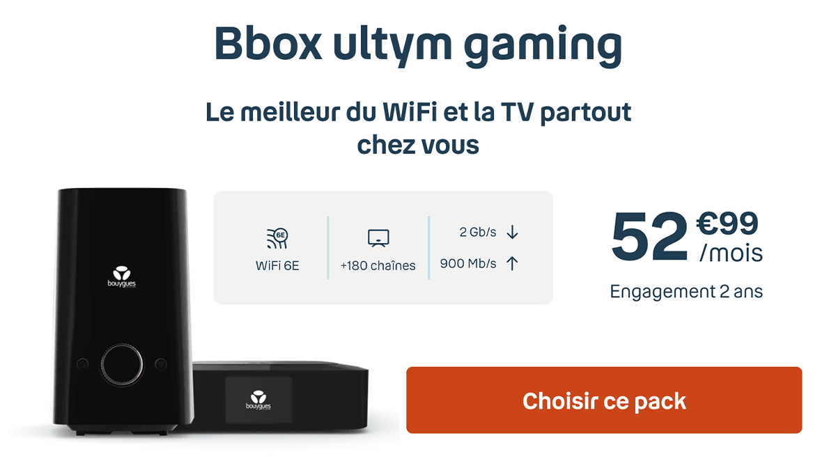 Box internet gaming Xbox Bouygues Telecom