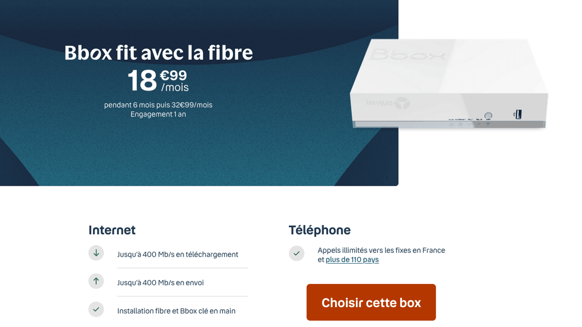 Bouygues Telecom Bbox fit