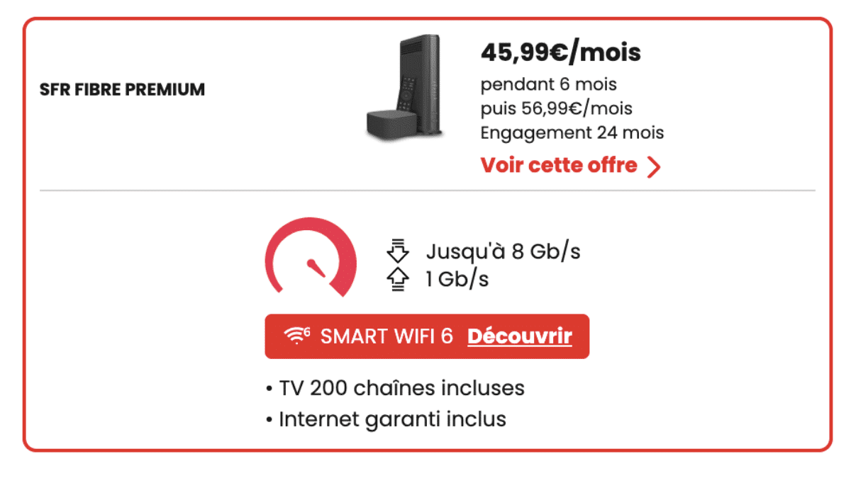Box internet avec PS5 moins chère chez SFR