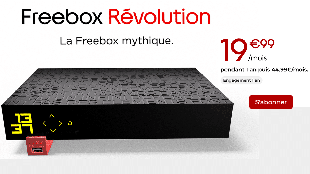 Box internet Freebox Révolution