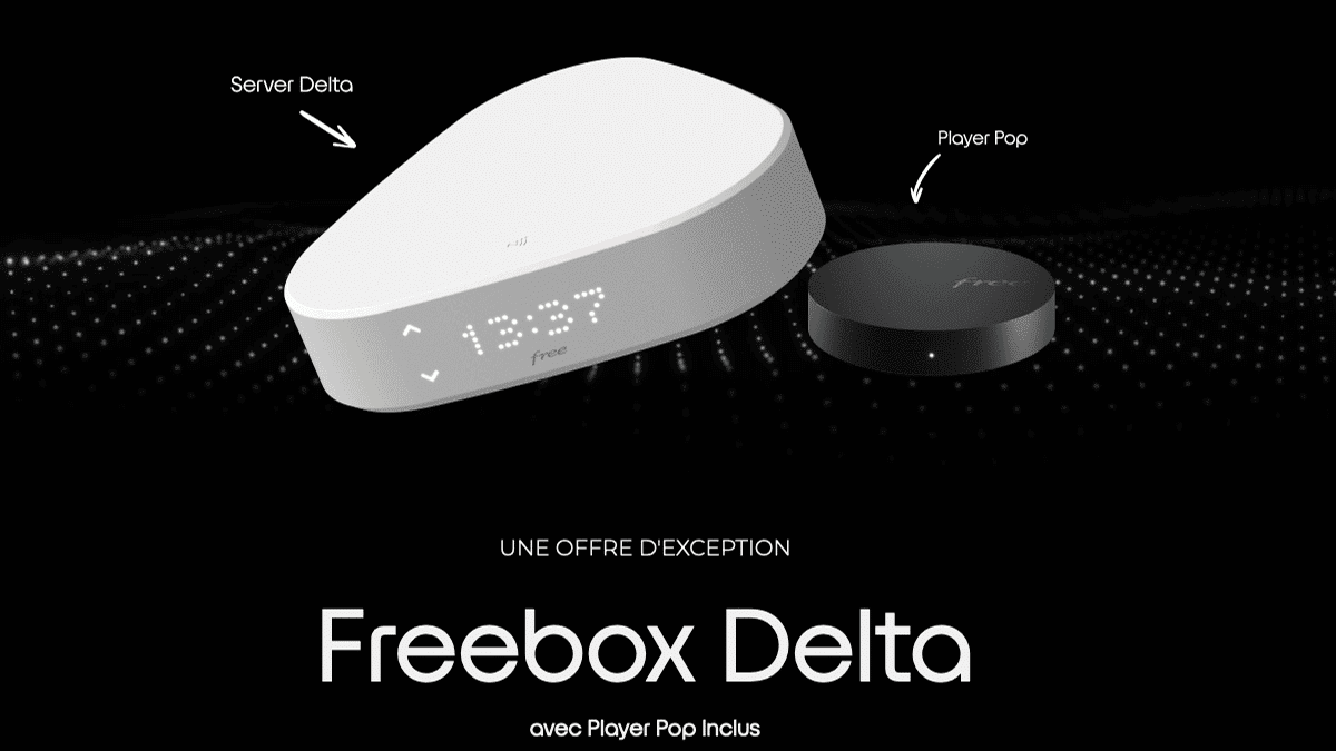 Box internet Freebox Delta