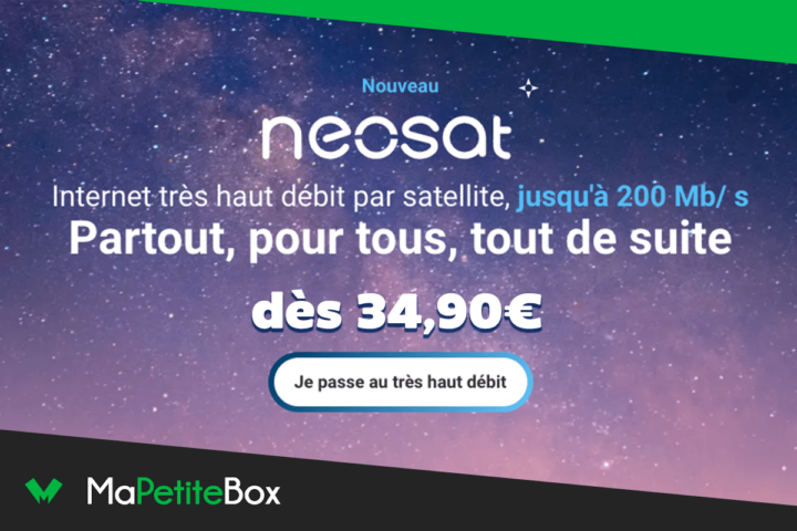 Box satellite dès 34,90€ Neosat