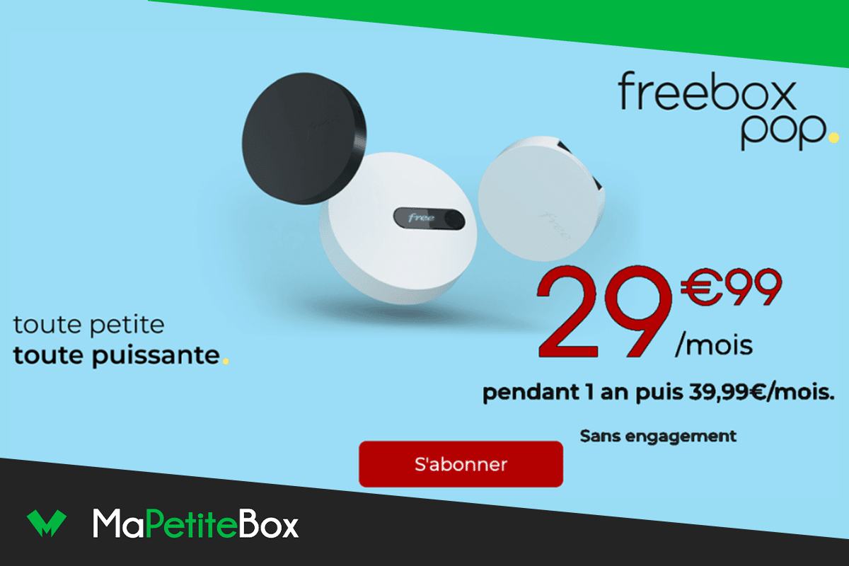 Freebox Pop : la box internet fibre de Free est en ce moment à petit prix