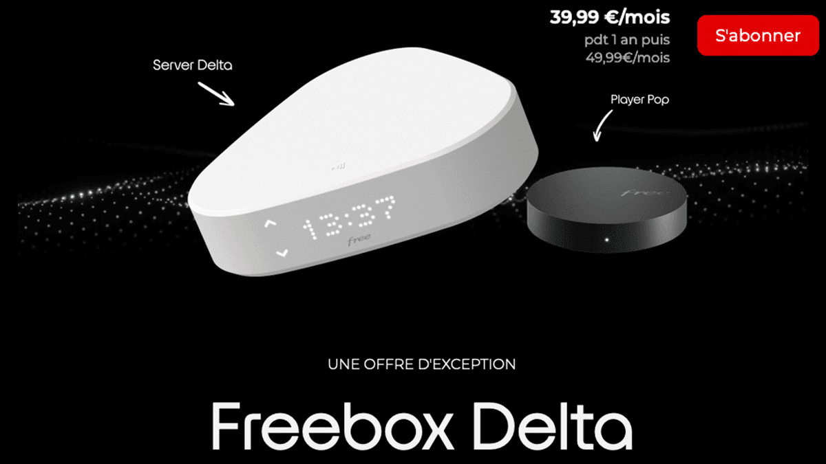 Box internet Freebox Delta
