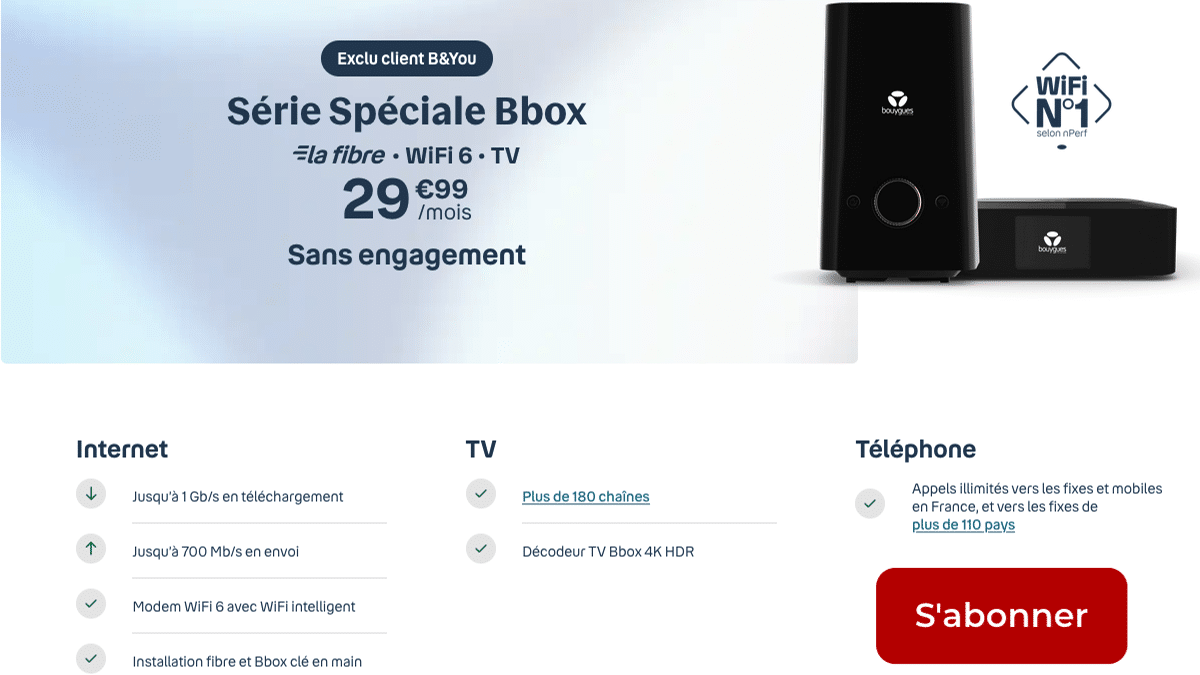 Bouygues Telecom box sans engagement