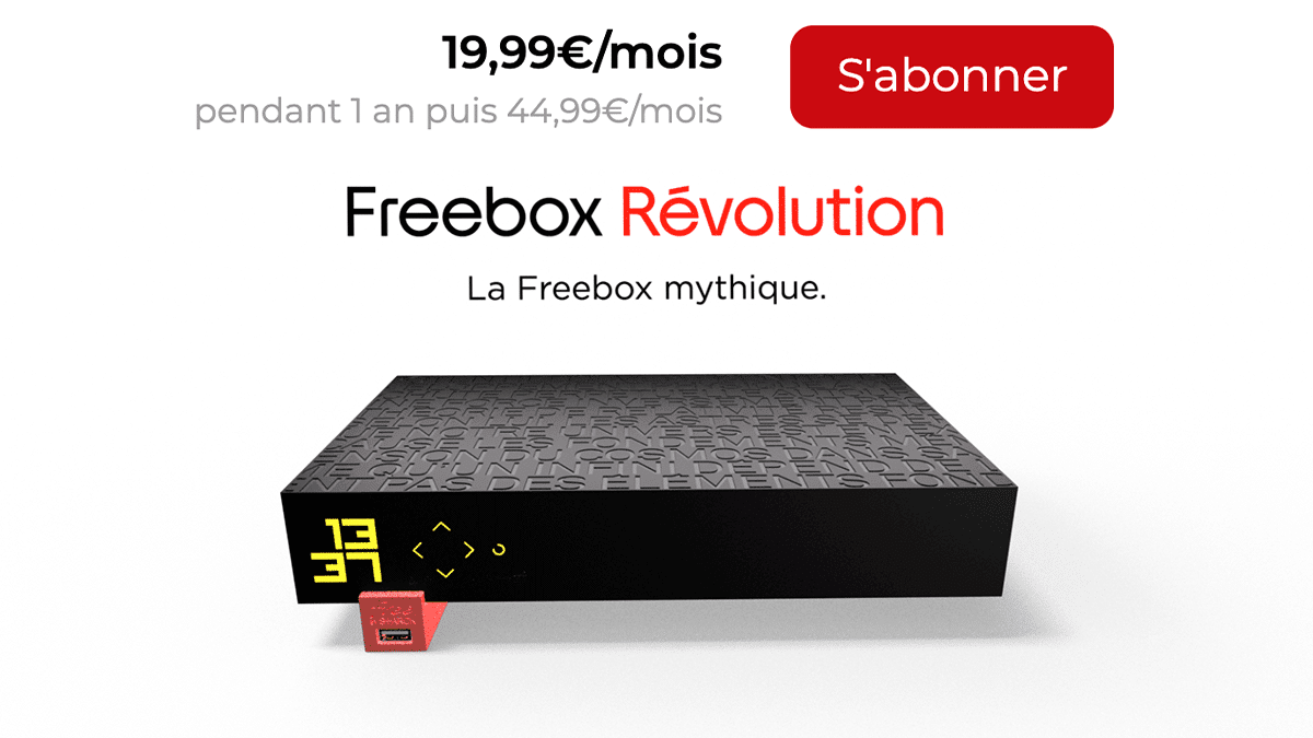 Free box internet pas chère Révolution