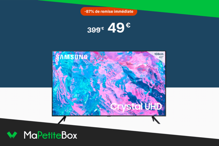 Smart TV en promotion avec une Bbox
