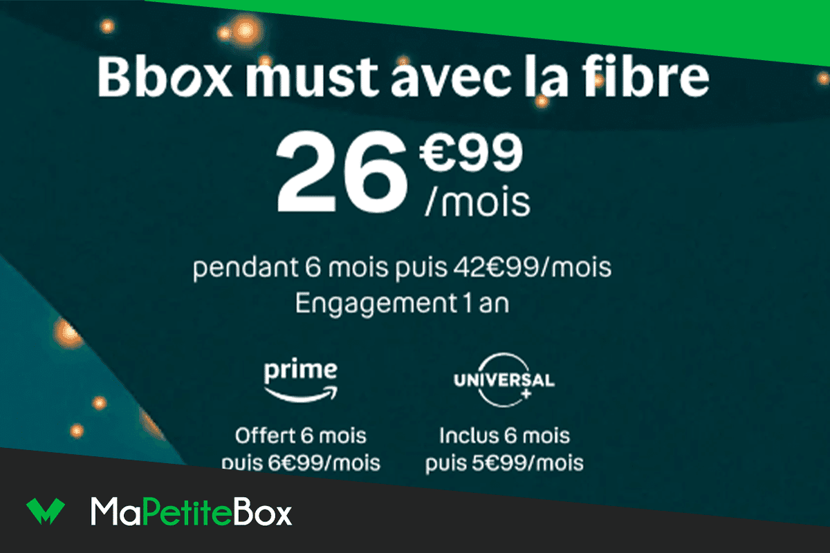 Amazon Prime gratuit 6 mois box en promo
