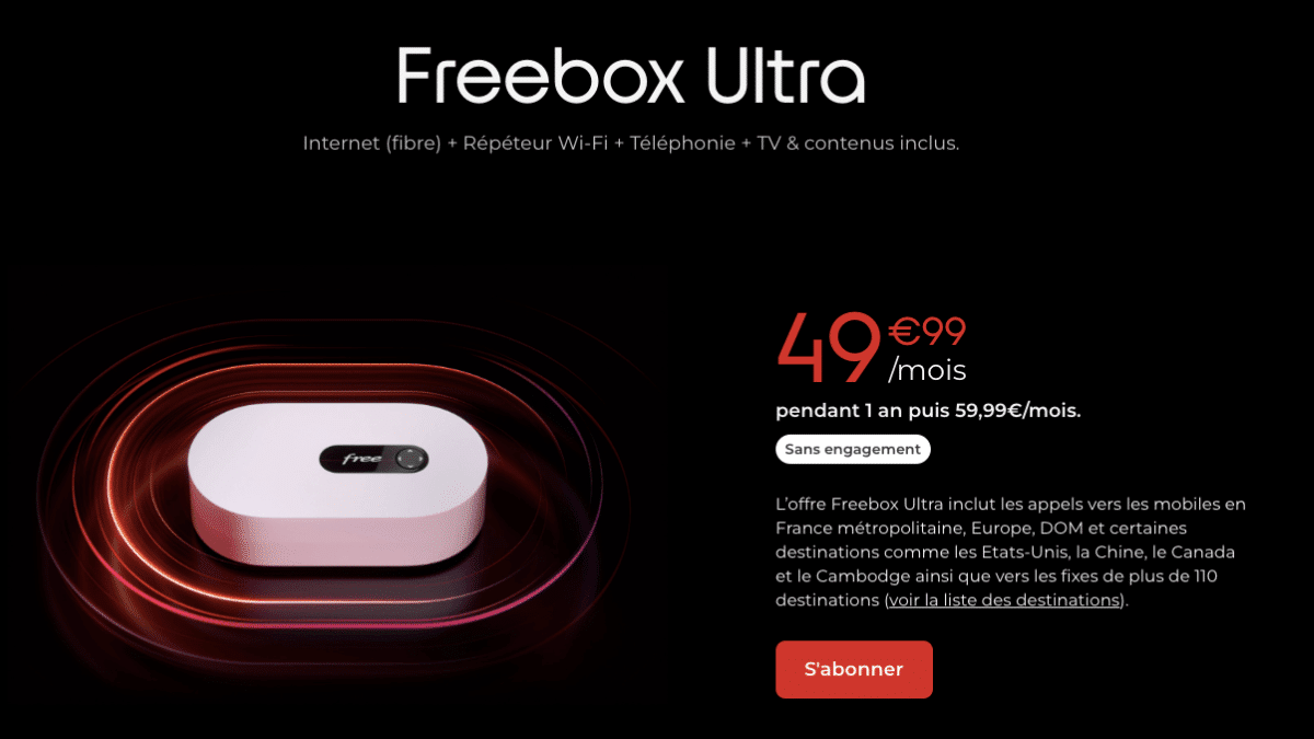 Freebox Ultra enfin disponibl