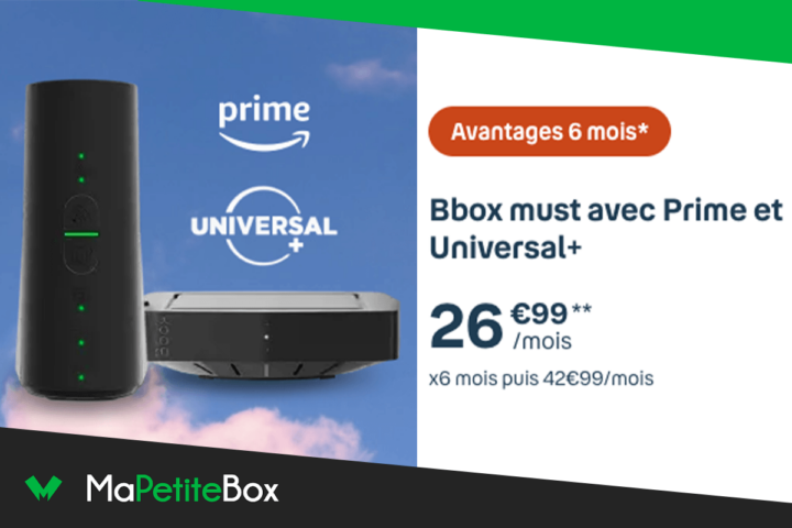 Box en promo avec abonnement Amazon Prime gratuit