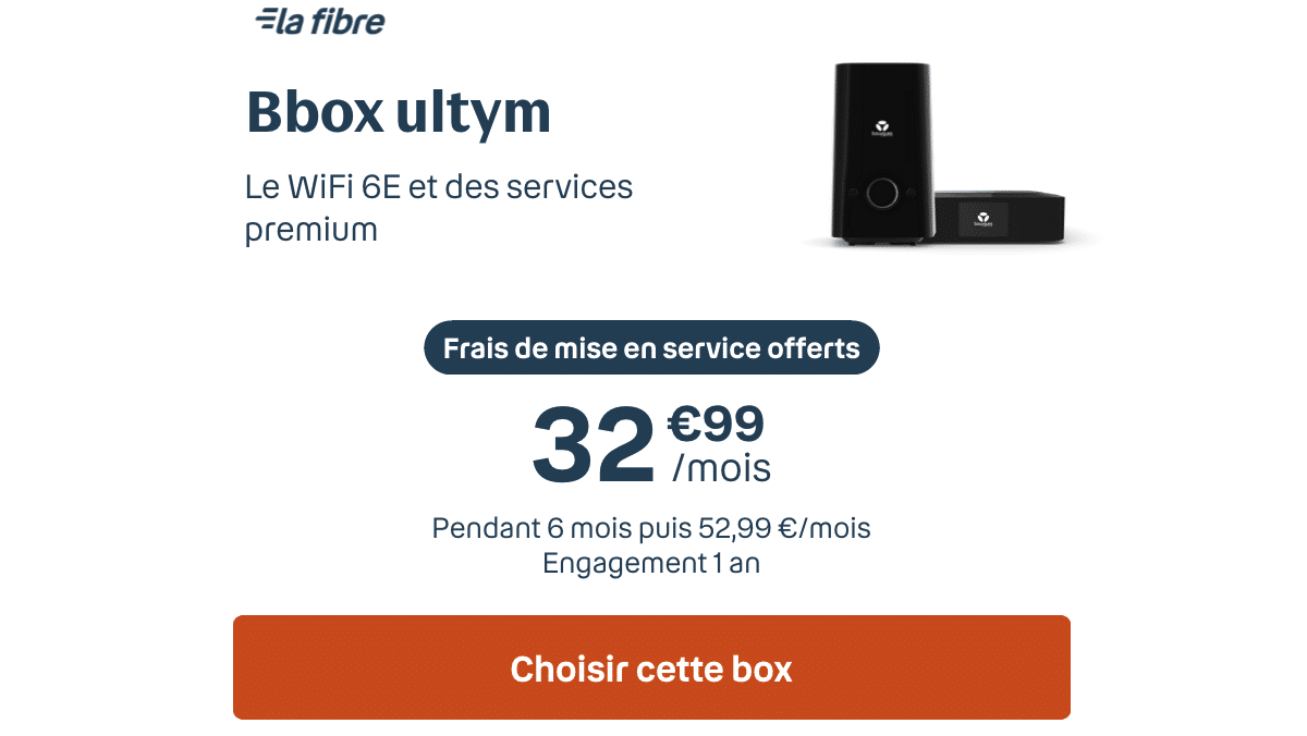 Box internet avec Disney+ de Bouygues Telecom