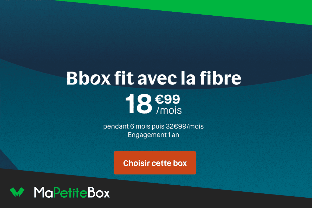 Box internet Bbox fit et fibre optique