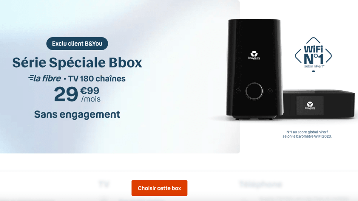 Bouygues Telecom Série Spéciale Bbox