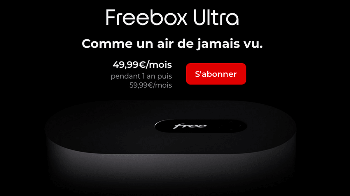 Freebox Ultra box en promo pendant 1 an