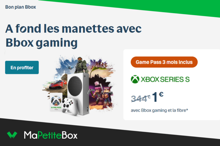Xbox Series en promo avec Bbox