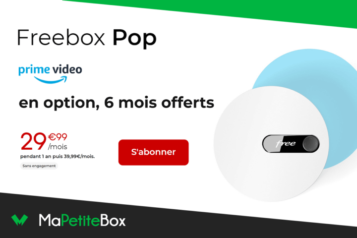 Freebox Pop Bbox must Amazon Prime offert