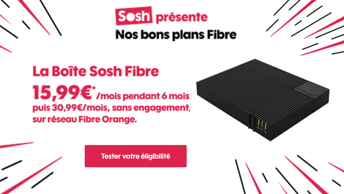 Sosh box internet en promo