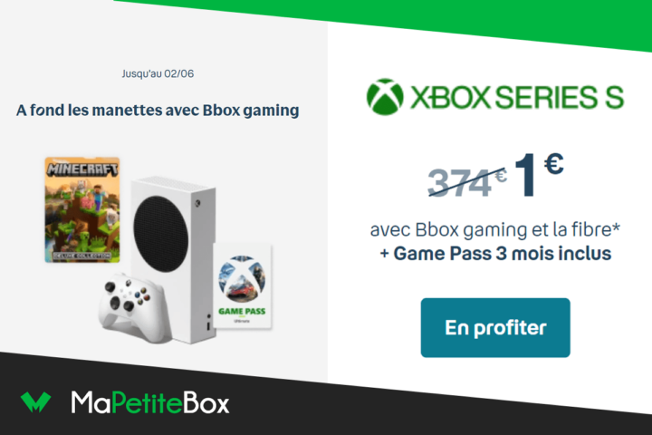Bbox gaming et Xbox Series dès 1€