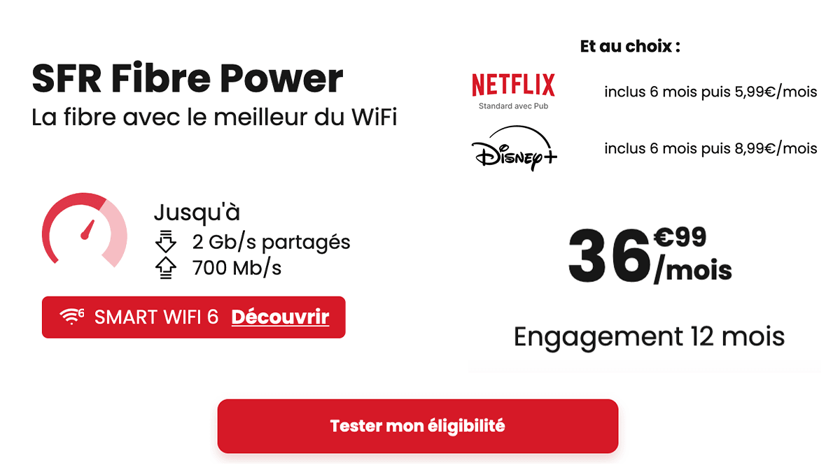 Box internet avec Netflix : SFR Power ou Premium, laquelle choisir