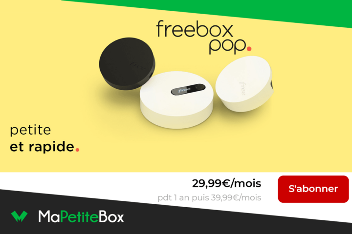 Box fibre optique remise 1 an Freebox Pop