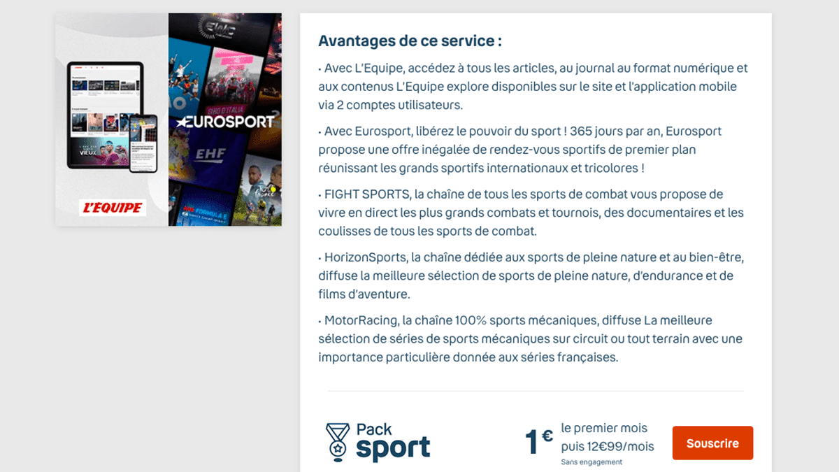 Eurosport à 1€ : profiter des JO à bas prix avec les box internet Bouygues