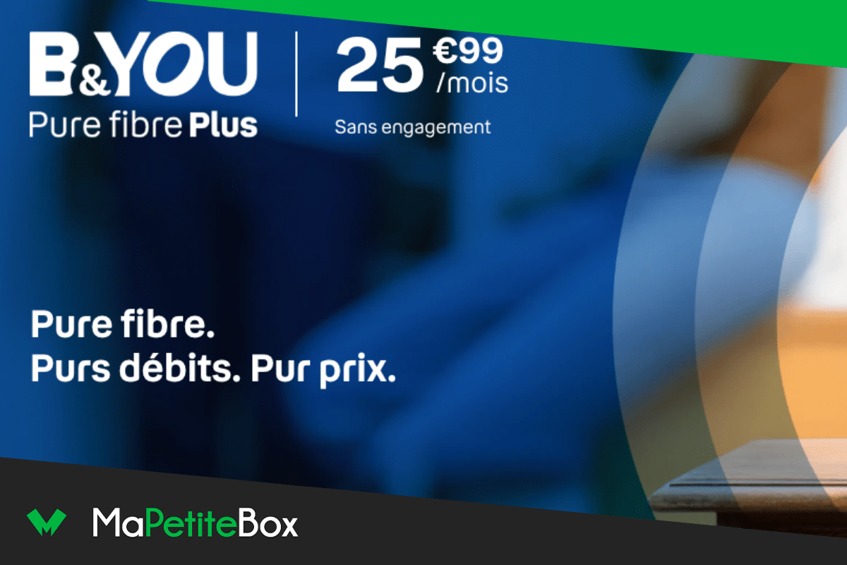 Simple et efficace : voici la B&You Pure Fibre Plus, une box internet ...