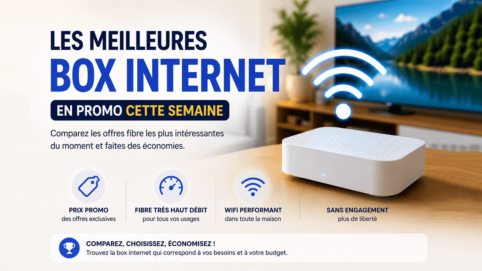 Meilleure box internet fibre : les offres à ne pas manquer