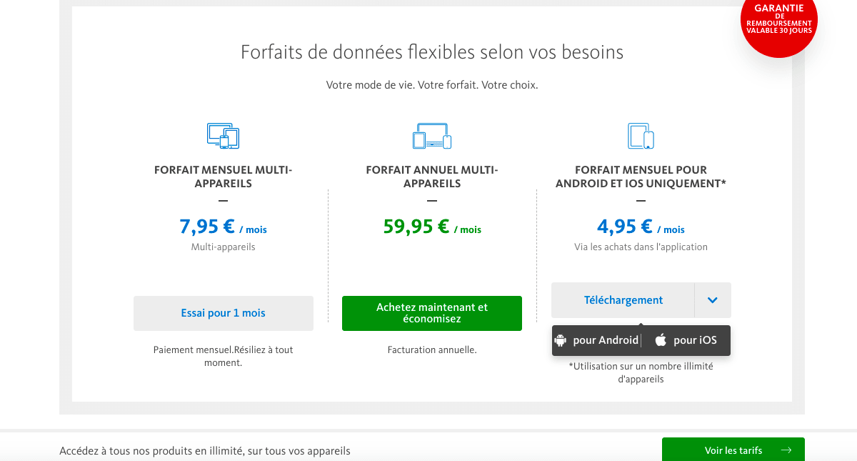 Avira Phantom VPN prix abonnements Avira Phantom VPN prix abonnements