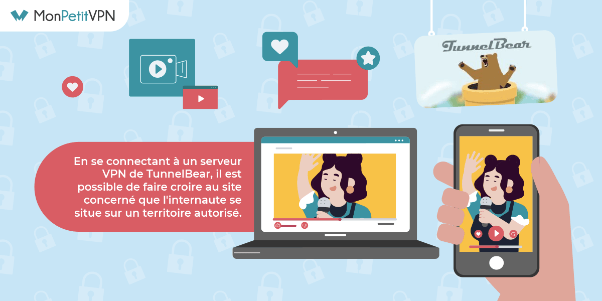 Contourner les restrictions avec TunnelBear