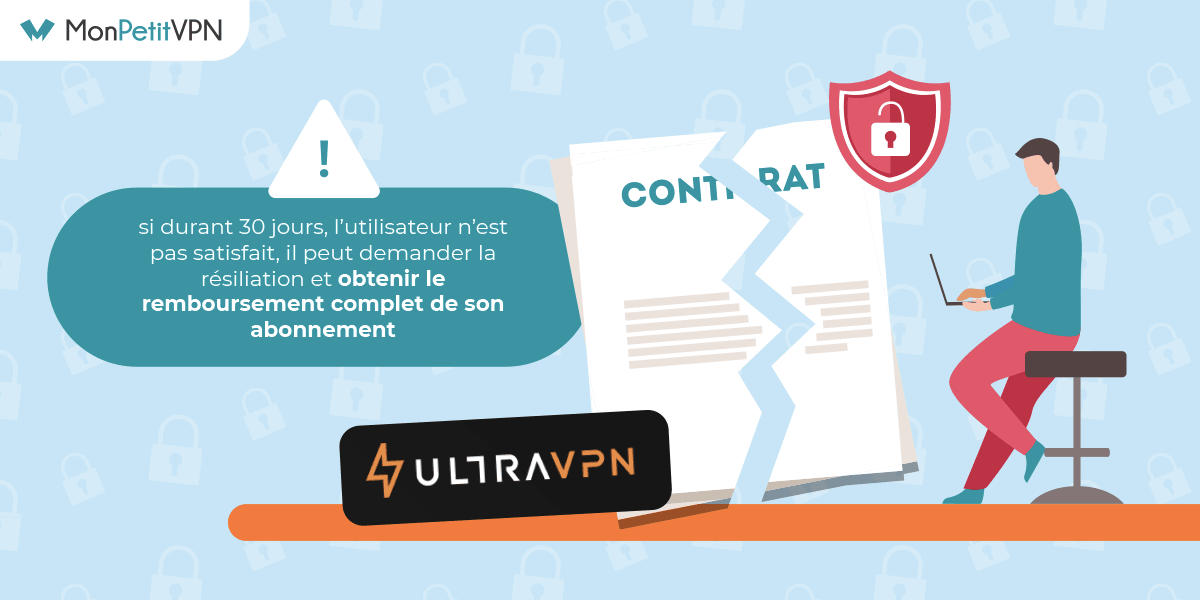 Garantie UltraVPN Tout savoir sur la garantie satisfait ou remboursé d'UltraVPN