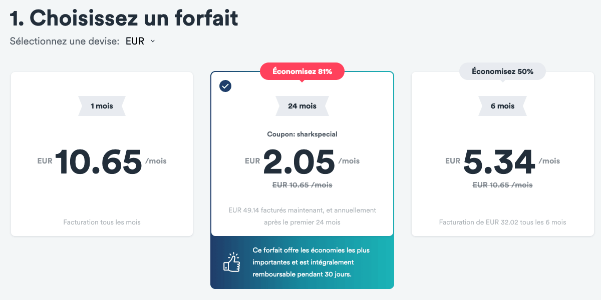 L'offre remisée de Surfshark