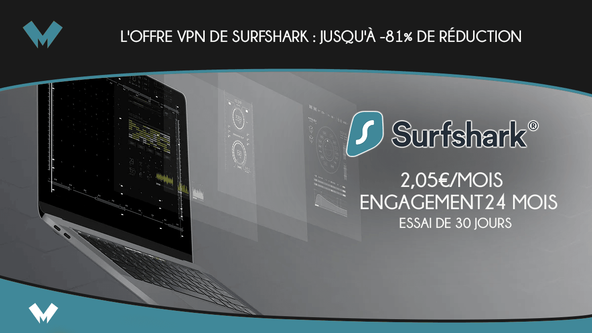 L'offre remisée de Surfshark