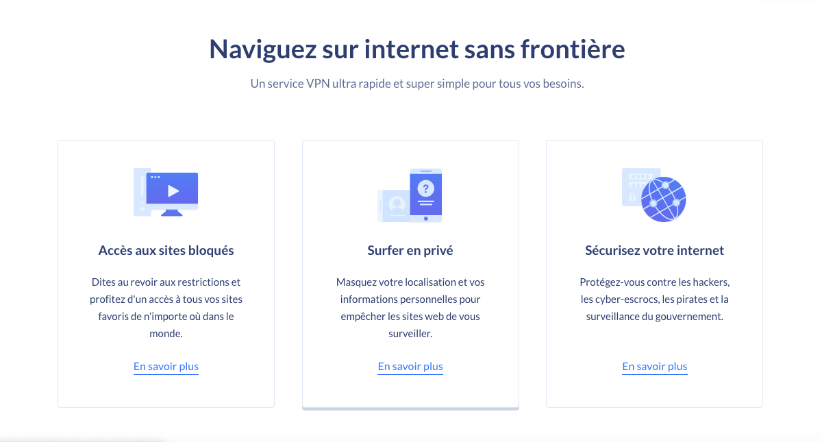 Avantages Safer VPN Avantages Safer VPN