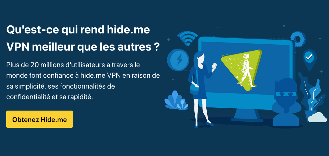 Hide.me, le VPN rapide
