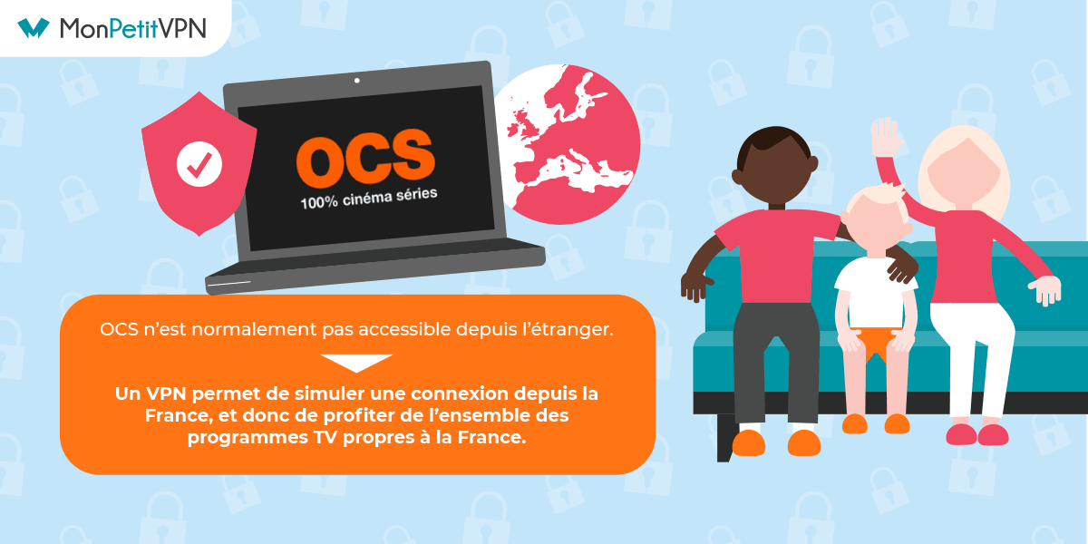 Profiter d'OCS depuis l'étranger avec un VPN Profiter de OCS hors de la France