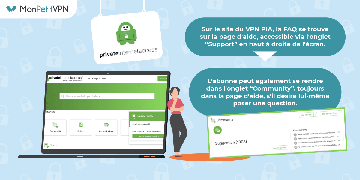 Consulter la FAQ de Private Internet Access S'aider de la FAQ Private Internet Access
