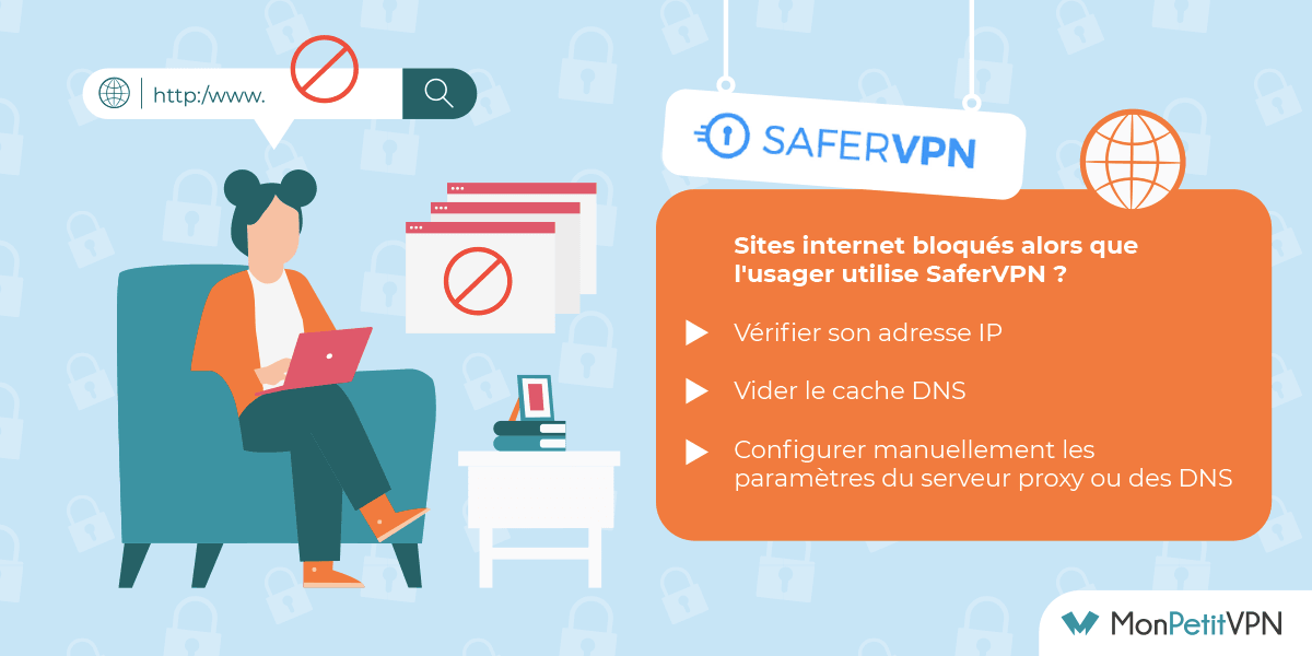 SaferVPN ne débloque pas certains sites internet 