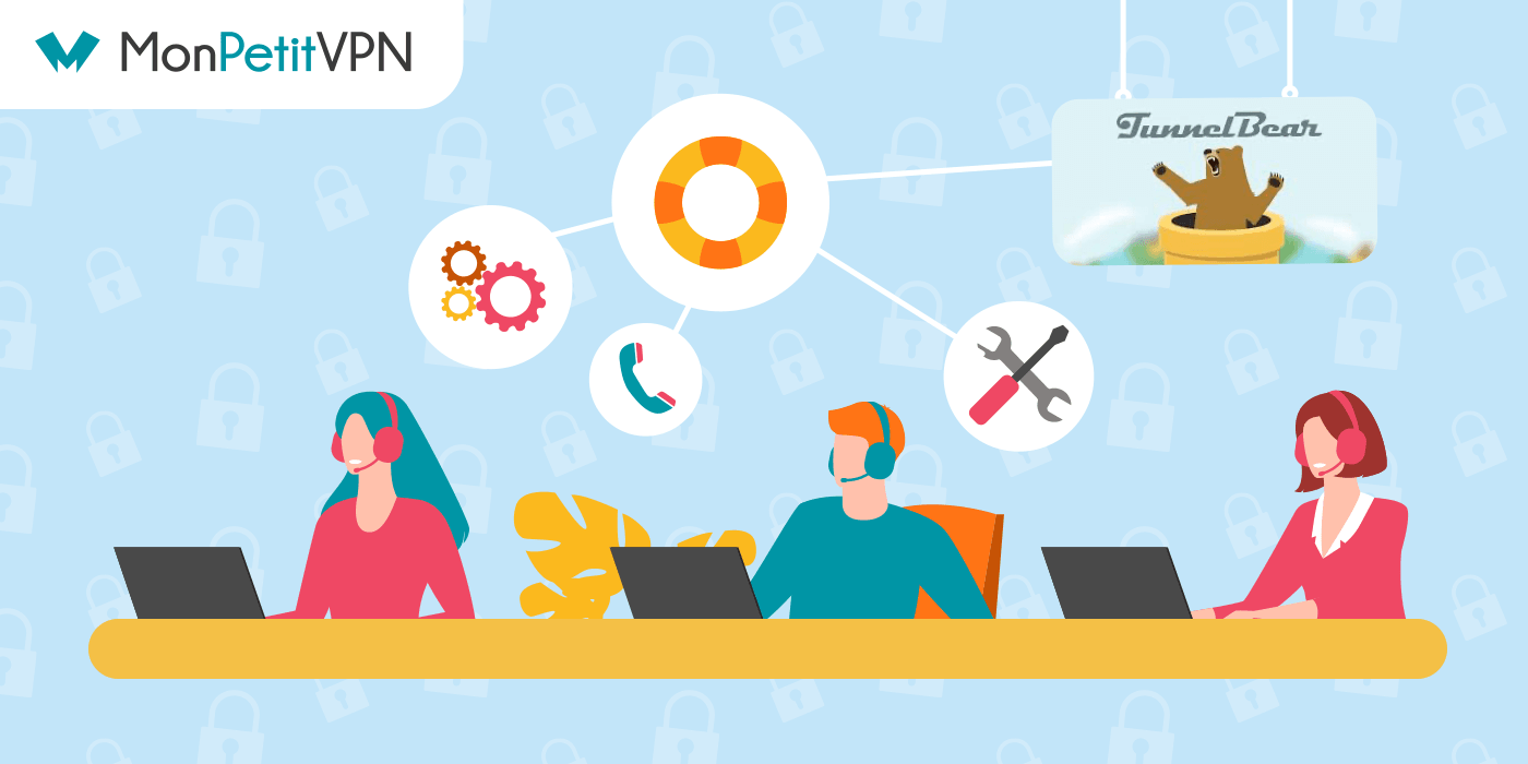 Comment joindre le service client de l'éditeur TunnelBear ?