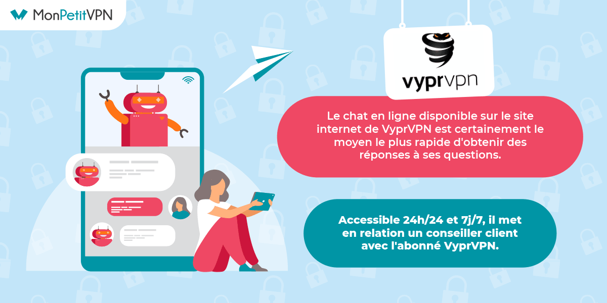 Comment contacter VyprVPN via le chat en ligne ? Joindre un conseiller VyprVPN via le chat en ligne