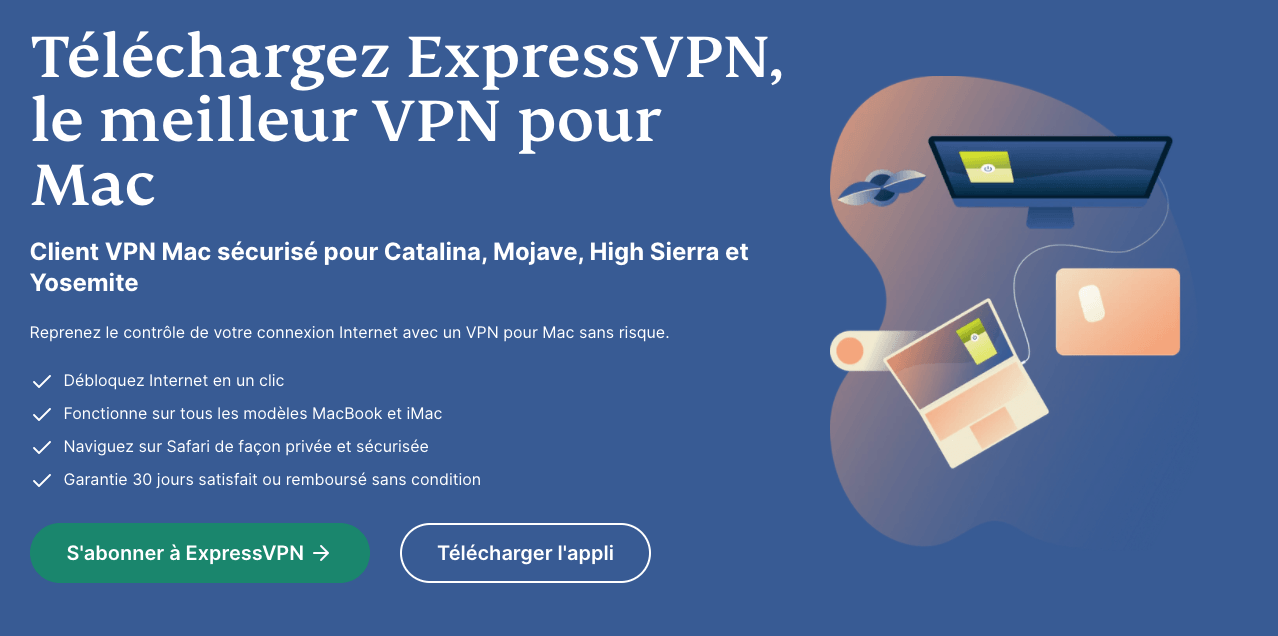 Souscrire ExpressVPN pour sécuriser son mac